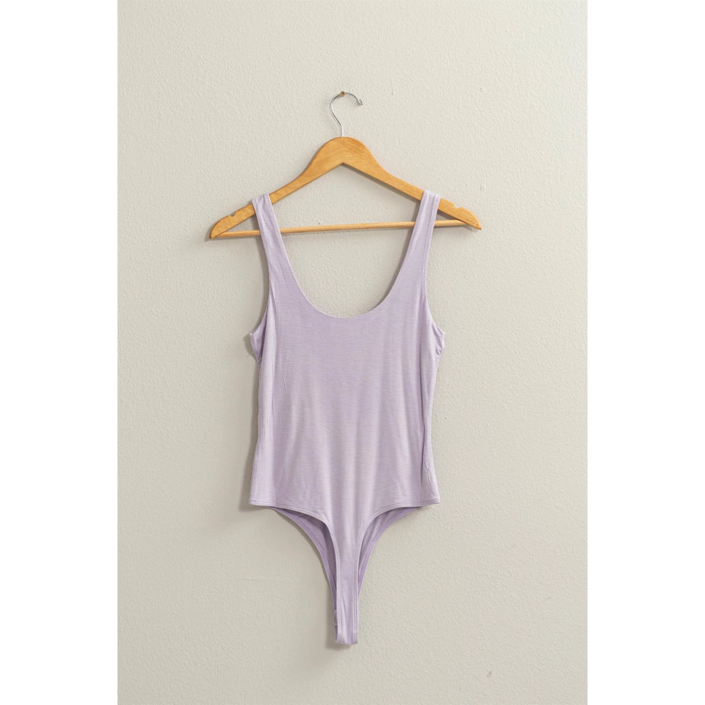 SALE:Scoop Neck Tank Bodysuit