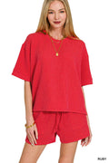 Corded Rib Set: RUBY
