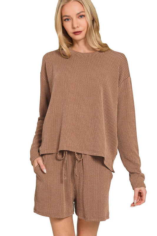 Cozy Ribbed Lounge Set