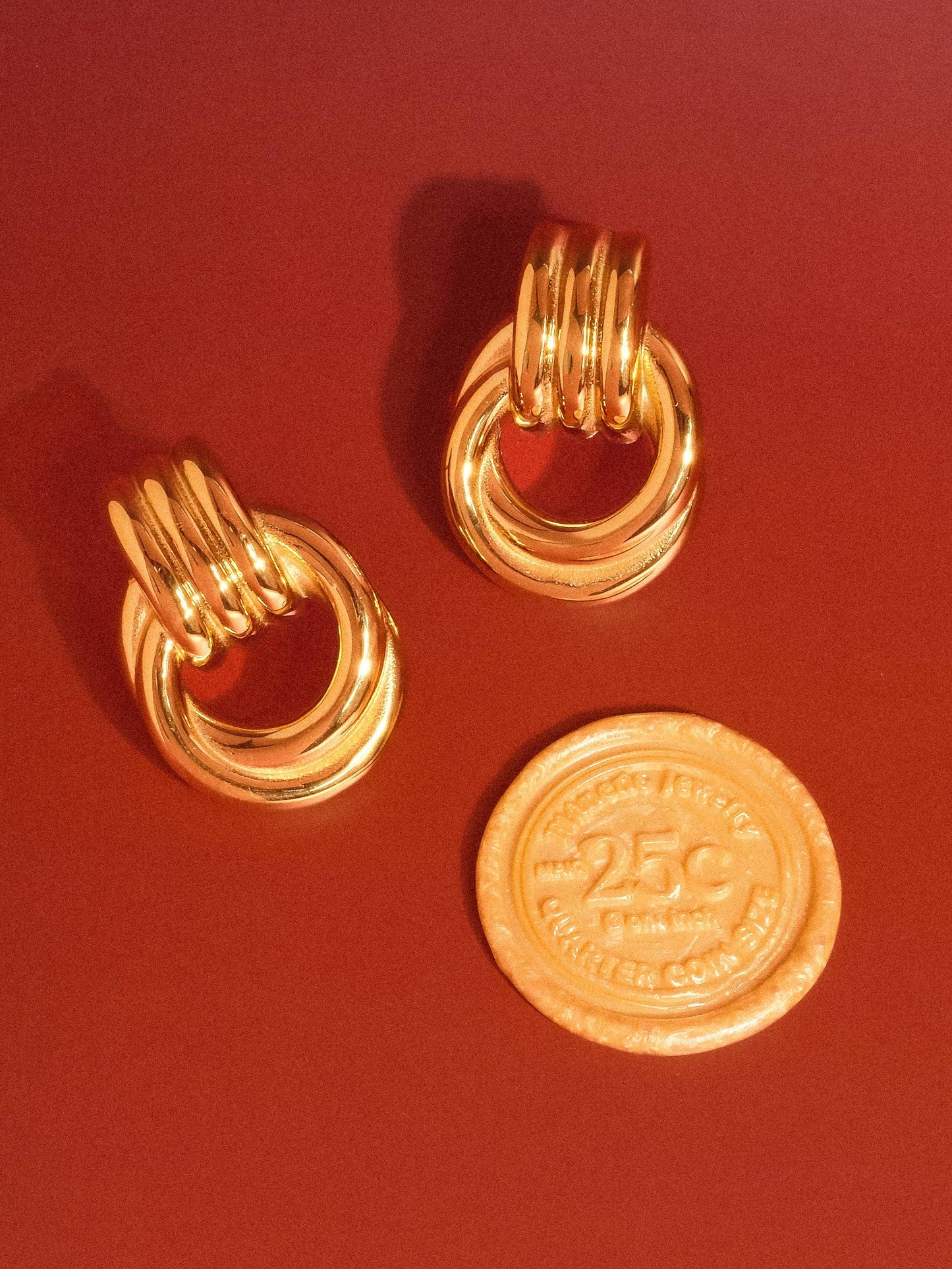 Mixed Metals, Major Mood : 18K Gold Non-Tarnish Classic Hoop Earring