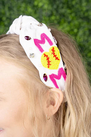 Softball "MOM" Headband